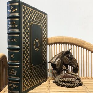The Pere Goriot by Balzac - Green & Gold Decorative Coffee Table Book